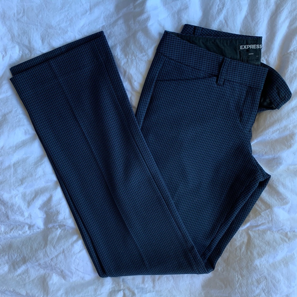 Express Editor Dress Pant - houndstooth